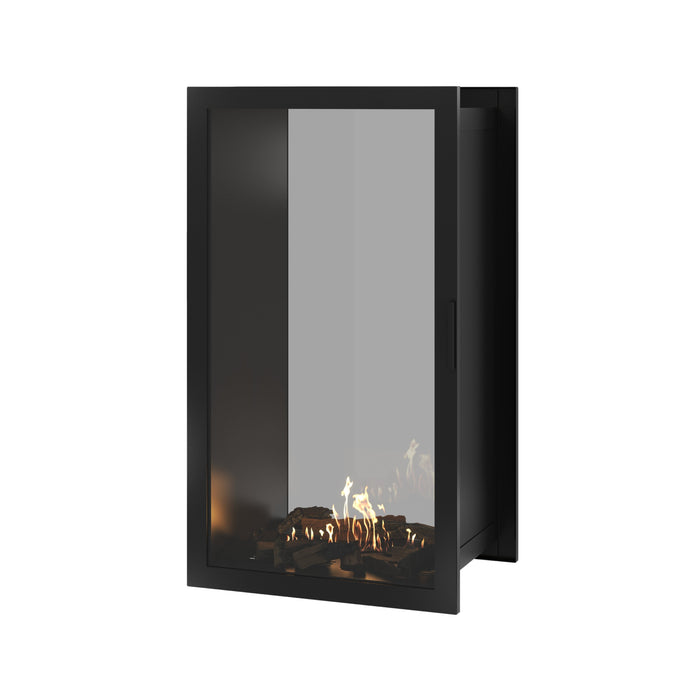 Bioethanol Einbau Tunnelkamin Vollglas Vertikal FAME 70x120 Produktansicht