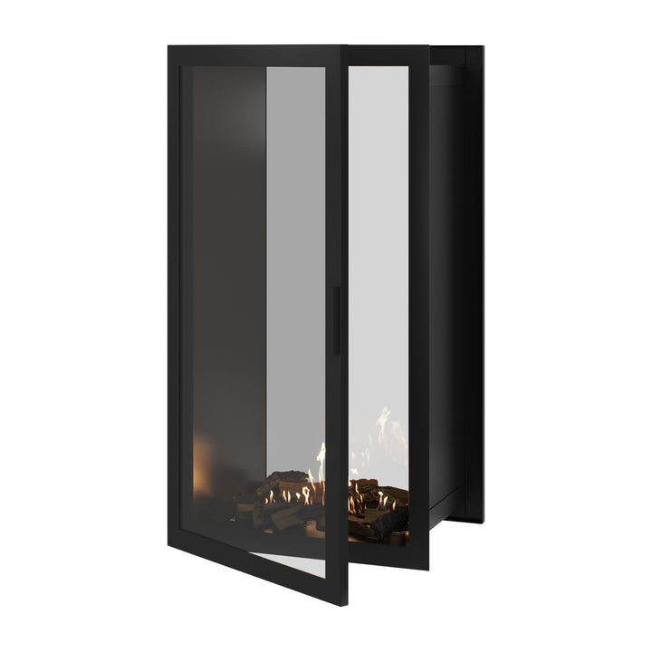 Einbau Bioethanol Kamin Vollverglasung FAME 70x140 Perspektive