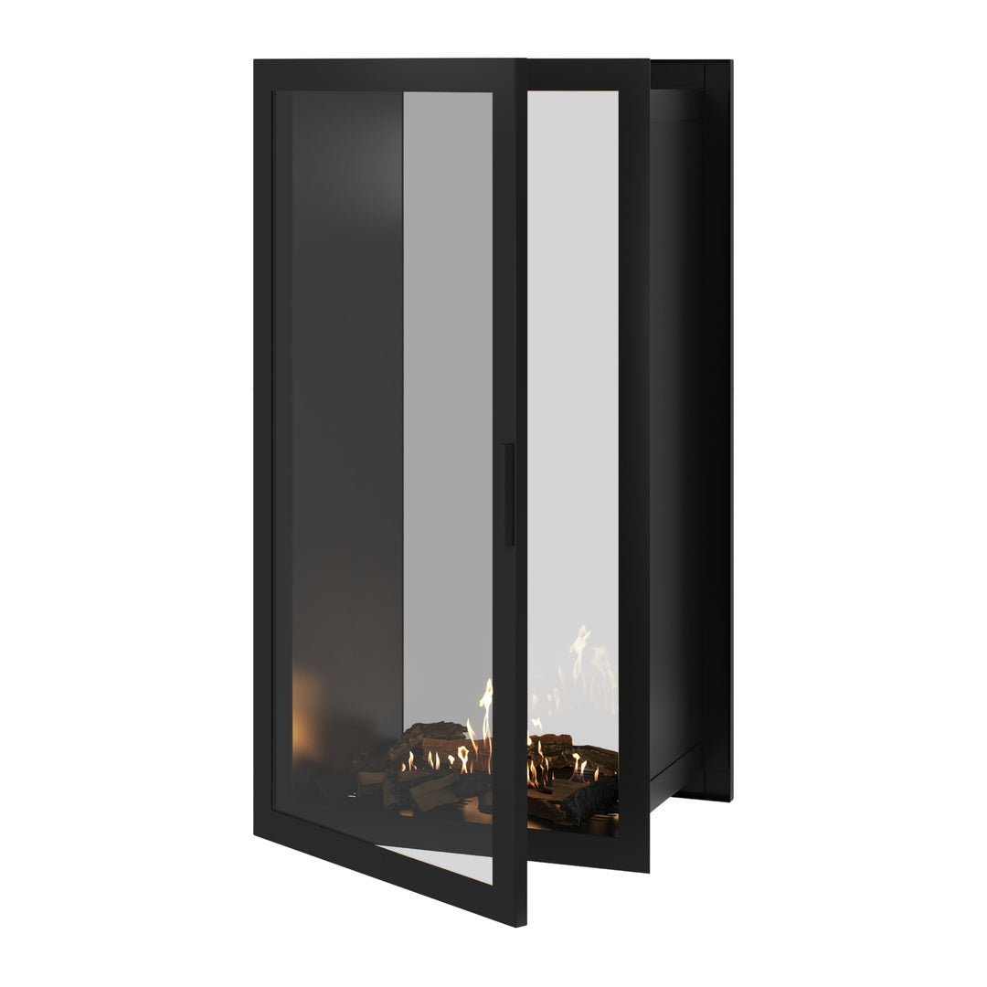 Einbau Bioethanol Kamin Vollverglasung FAME 70x160 Perspektive