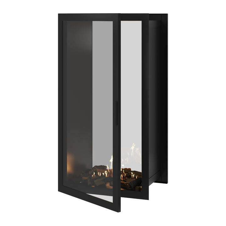 Einbau Bioethanol Kamin Vollverglasung FAME 70x160 Perspektive