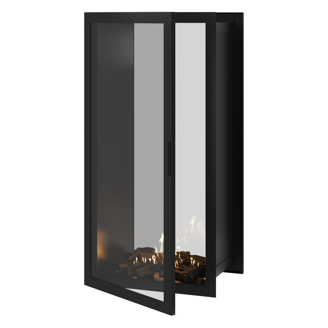 Einbau Bioethanol Kamin Vollverglasung FAME 70x180 Perspektive