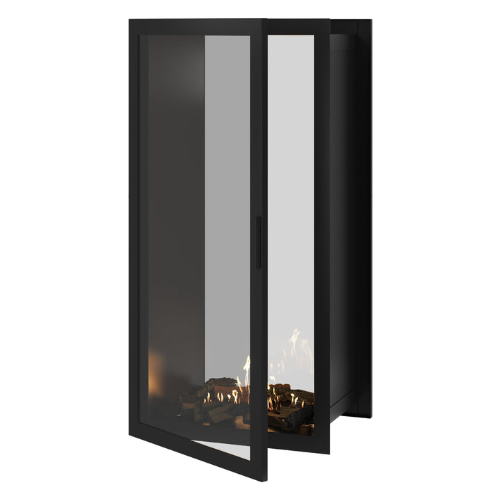 Einbau Bioethanol Kamin Vollverglasung FAME 70x180 Perspektive