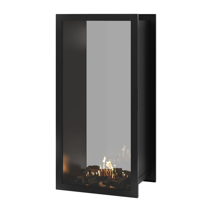 Bioethanol Einbau Tunnelkamin Vollglas Vertikal FAME 70x180 Produktansicht