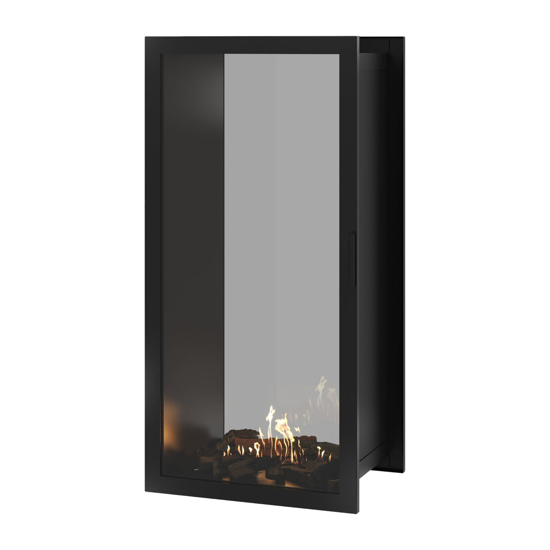 Bioethanol Einbau Tunnelkamin Vollglas Vertikal FAME 70x200 Produktansicht
