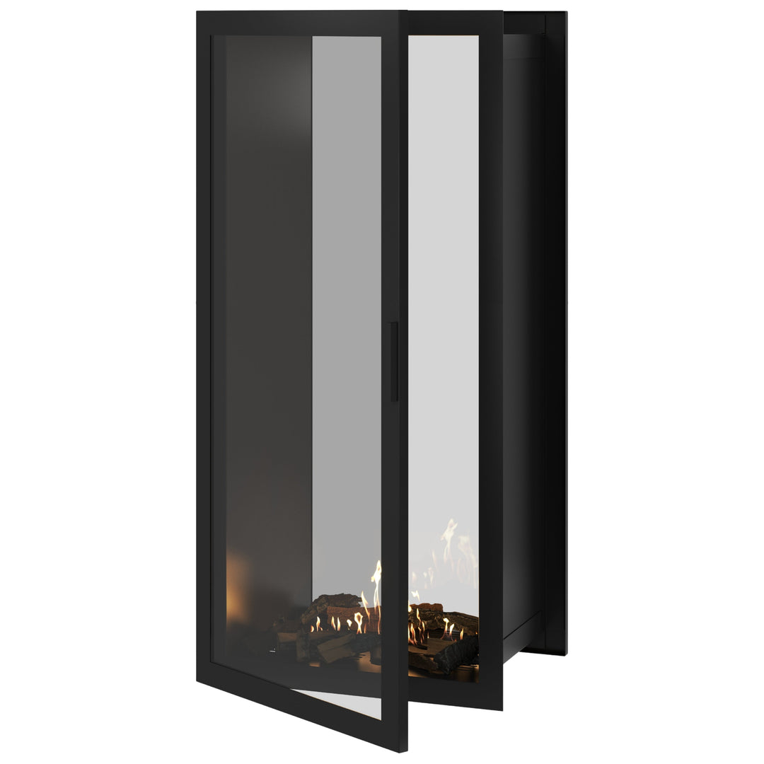 Einbau Bioethanol Kamin Vollverglasung FAME 70x200 Perspektive