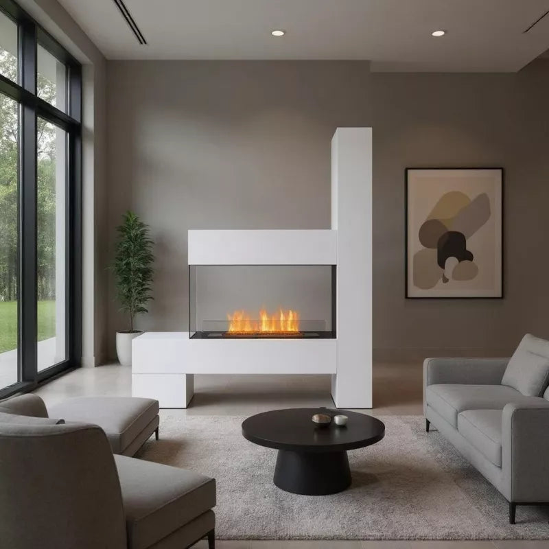 Freistehender Bioethanol Standkamin - MONTECARLO