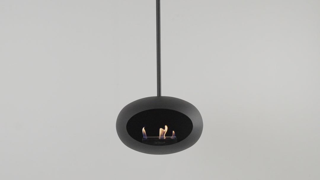 Bioethanol Deckenkamin - Le Feu DOME SKY CHROME GOLD/RVS