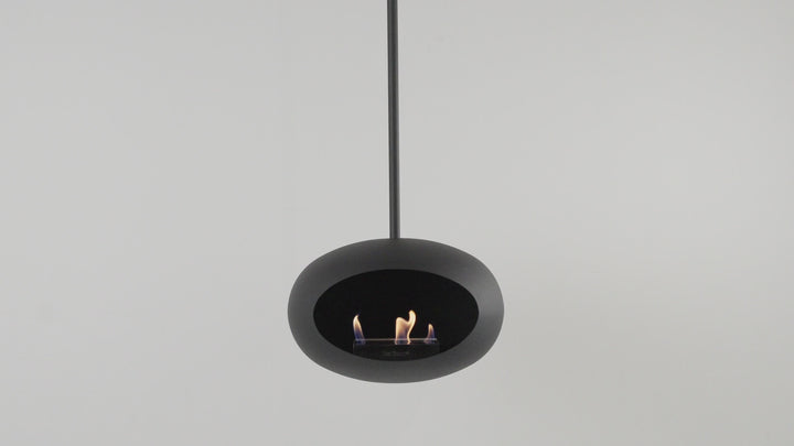 Bioethanol Deckenkamin - Le Feu DOME SKY CHROME GOLD/RVS