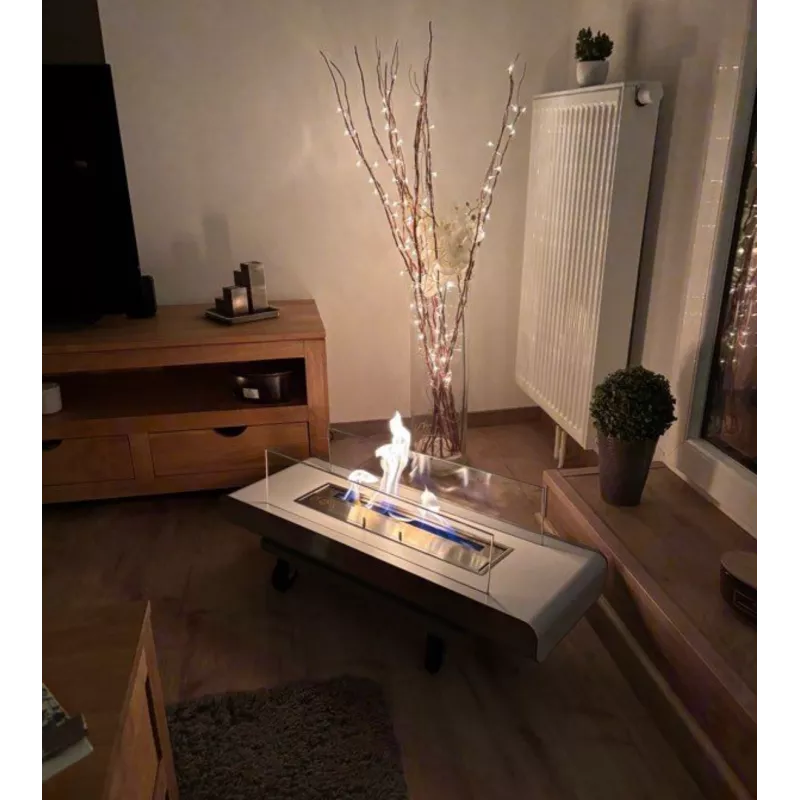 Bioethanol Tischkamin | Tischfeuer - SAND Weiss