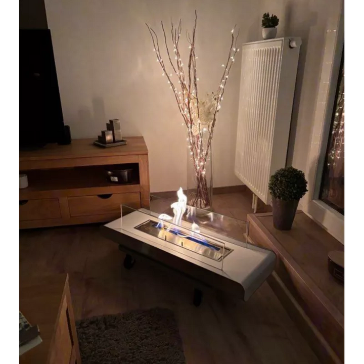 Bioethanol Tischkamin | Tischfeuer - SAND Weiss