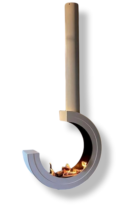 Bioethanol-haengekamin-deckenkamin-decke-deckenmontage-erto-3-4-ethanolkamin-weiss-runde-kaminbasis-handgefertigt-in-ausstellungsraum-mit-flammen-weitwinkel-transparenter-hintergrund-2