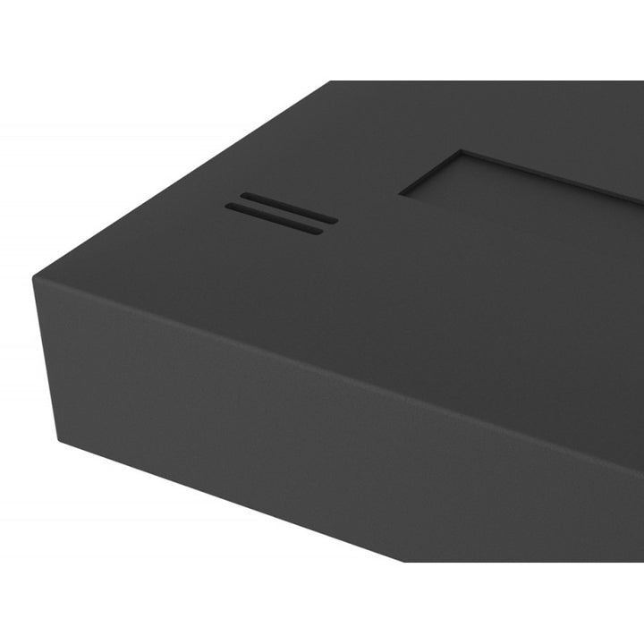 Bioethanol Tischkamin Kamineinsatz SIMPLEBOX 400 in Schwarz, Detailansicht des Gehäuses